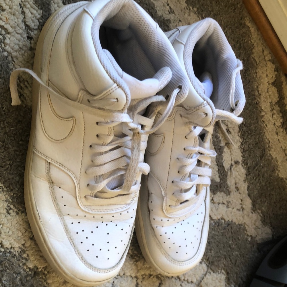 Nike Court Vision Mid Triple White